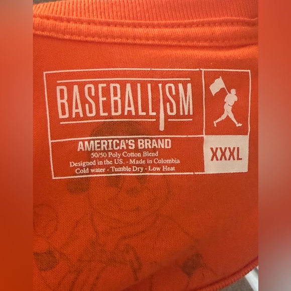 Bold Orange Graphic Tee with Pocket San Francisco Giants - Picture 7 of 7